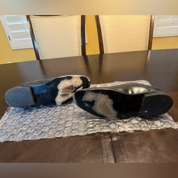 Authentic Balenciaga Black Leather Lace Up Dress Shoes Size 45 / US 12 - Picture 15 of 16